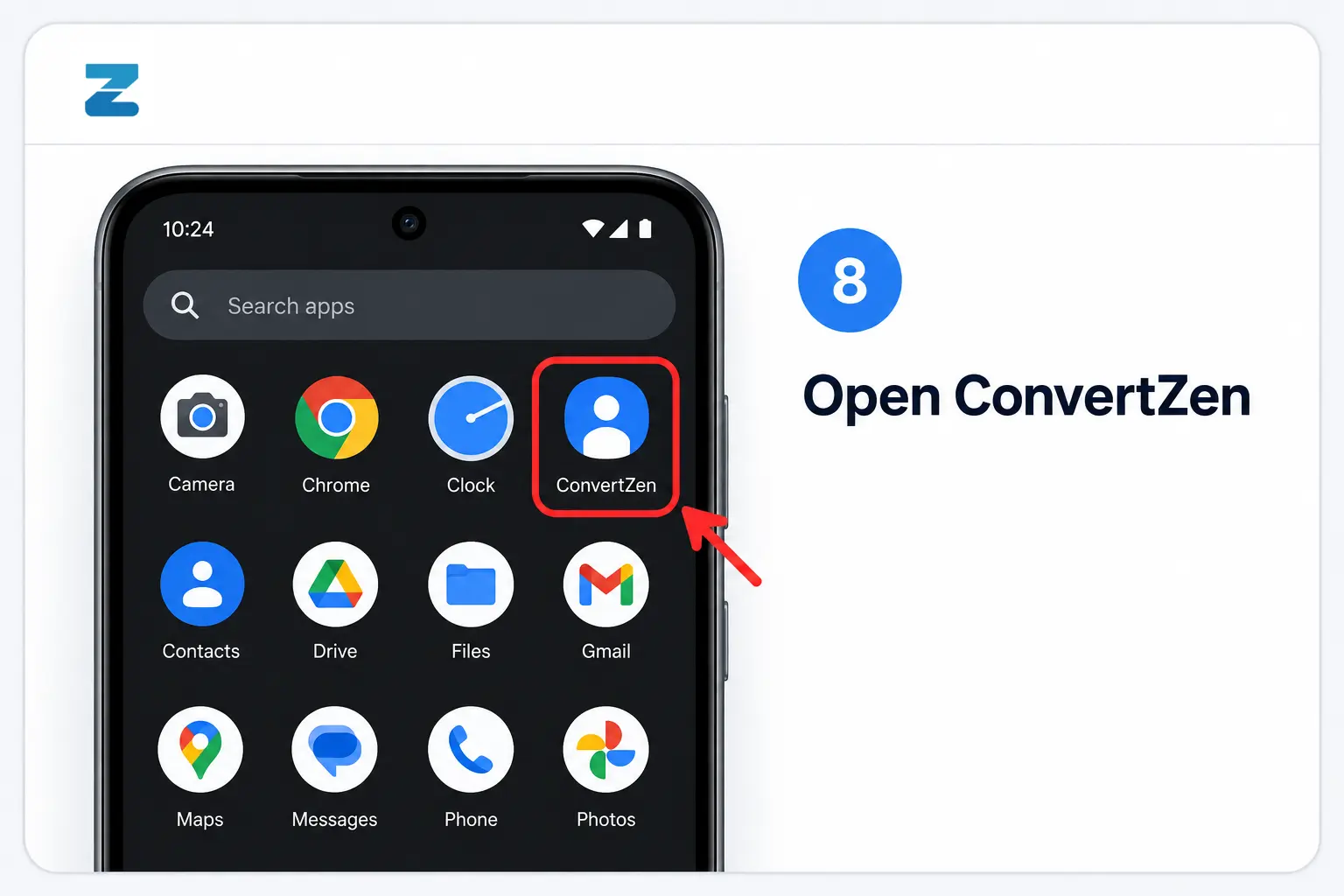 ConvertZen Android installation step 8