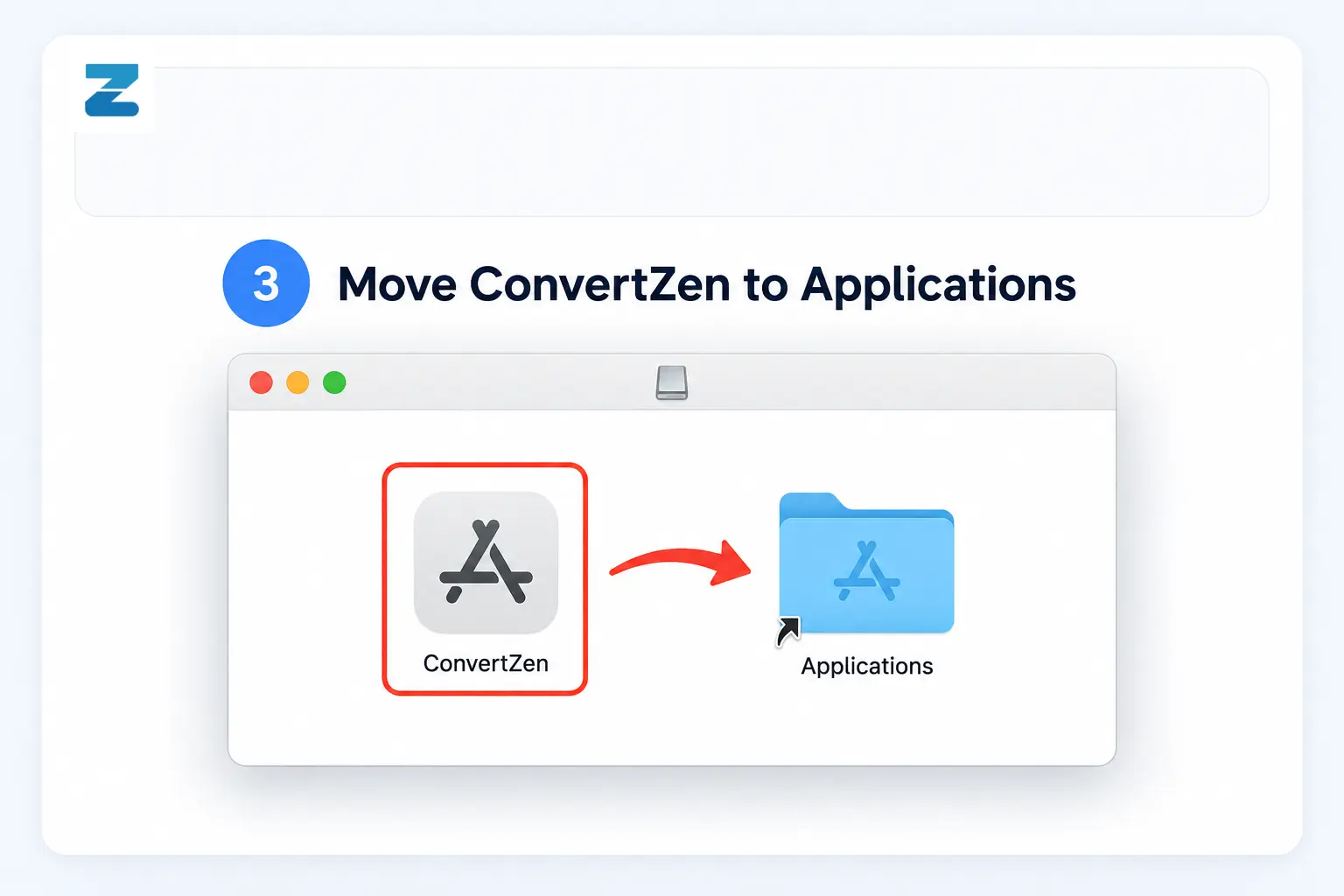 ConvertZen macOS installation step 3